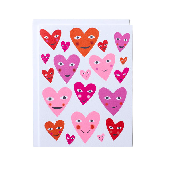 Card: We All Love You Hearts