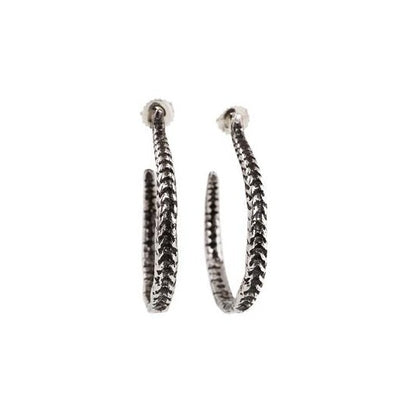 Earrings: Starfish Radial Hoop