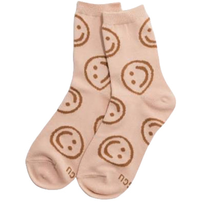 Socks: Peach Happy