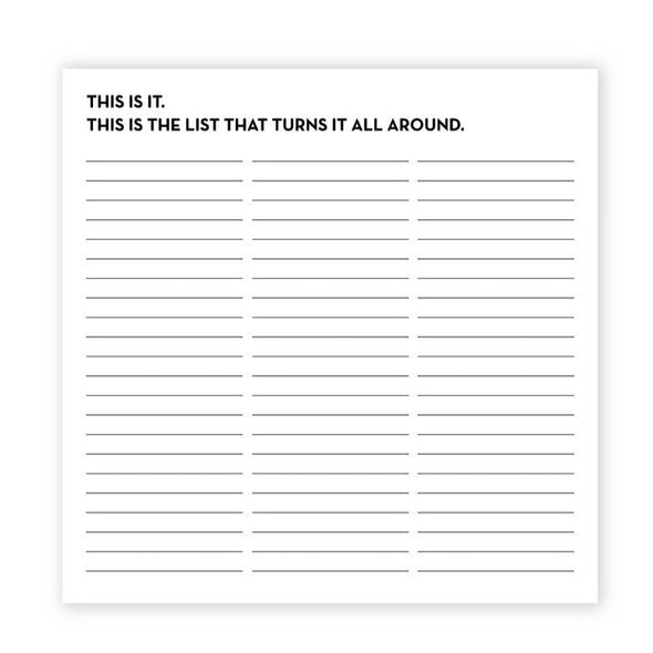 Desk Pad: This Is It