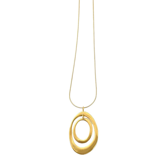 Necklace: Large + Medium Ovals