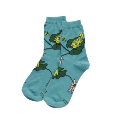 Socks: Lotus Frog