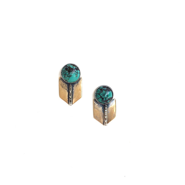 Studs: Archer Turquoise