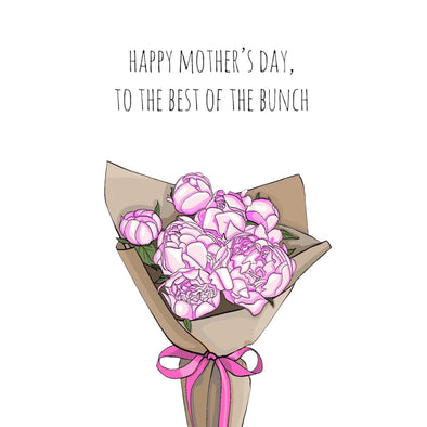Card: Mother's Day Best Peonies
