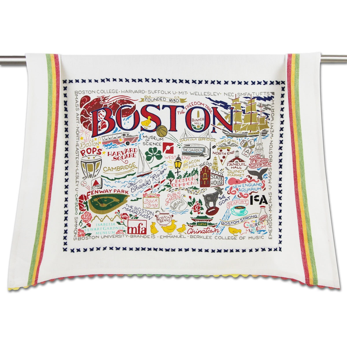  Boston International Cotton Kitchen Dishcloth Tea