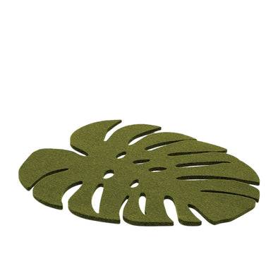 Felt Leaf Trivet: Large Tarragon