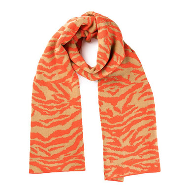 Scarf: Tiger Camel / Poppy