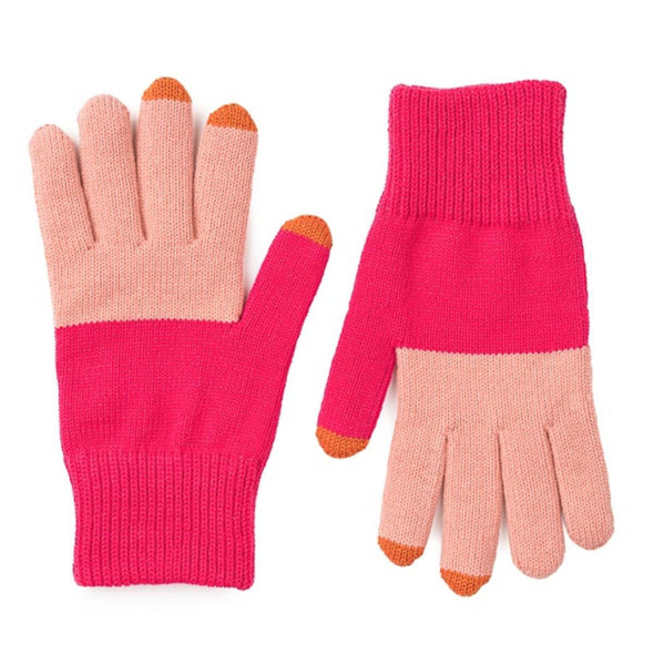 Touchscreen Gloves Coral Pink