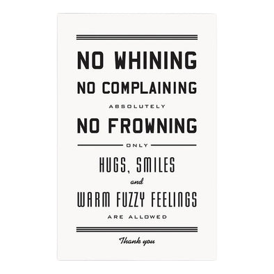 Print: No Whining