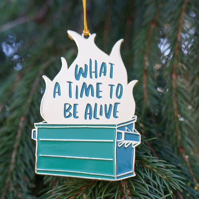 Ornament: Dumpster Fire