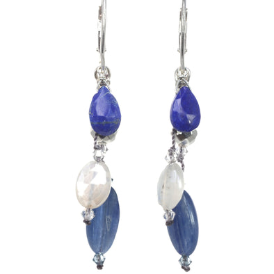 Earring: Lapis Combination