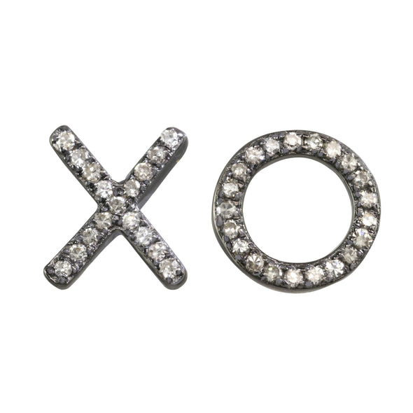 Earrings: X + O Diamond