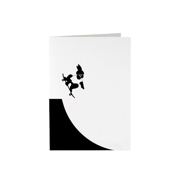 Card: Skateboarding Rabbit