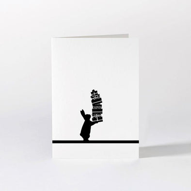Card: Present Giving Rabbit