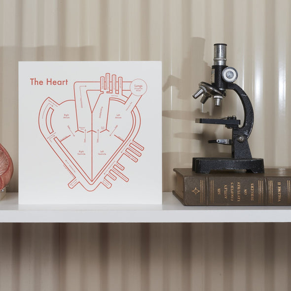 Letterpress Print: Heart