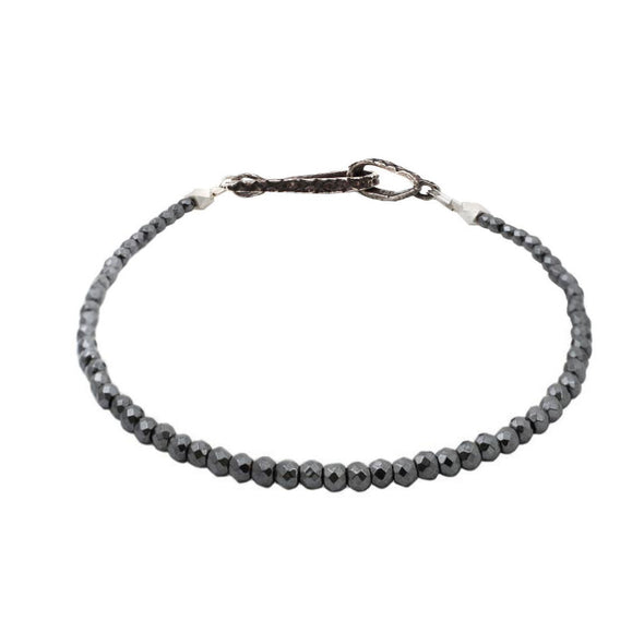 Bracelet: Single Strand Hematite
