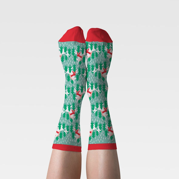 Socks: Holiday Unicorn