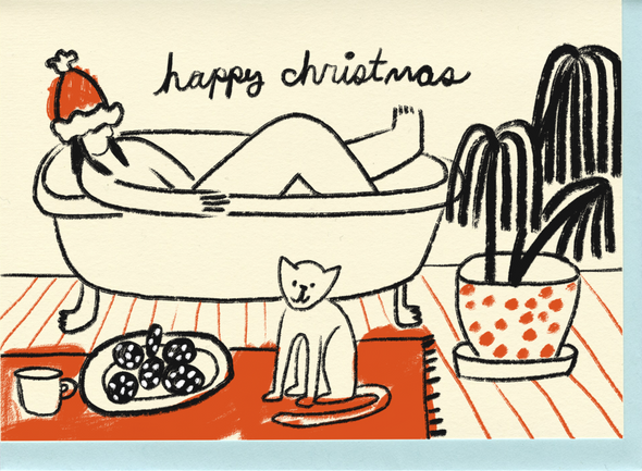 Card Box Set: Christmas Bath