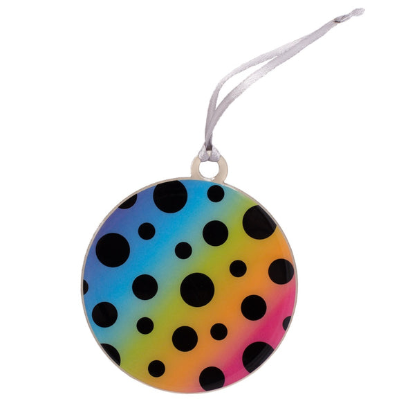 Gradient Dots Holiday Ornament