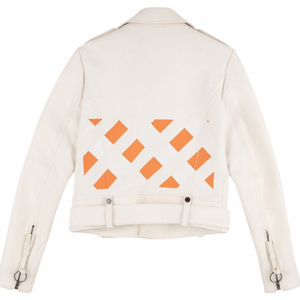 Virgil Abloh Off-White Leather Jacket