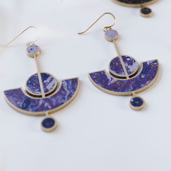 Earrings: Lavalier Lilac