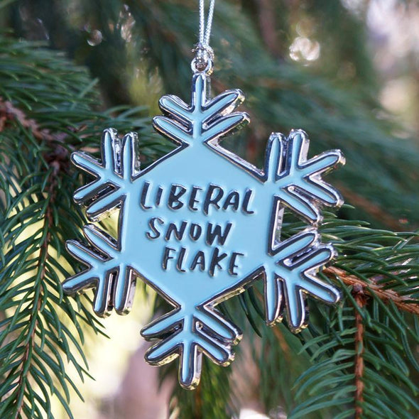 Ornament: Liberal Snowflake