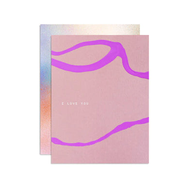 Flat Card: Love You Whirl