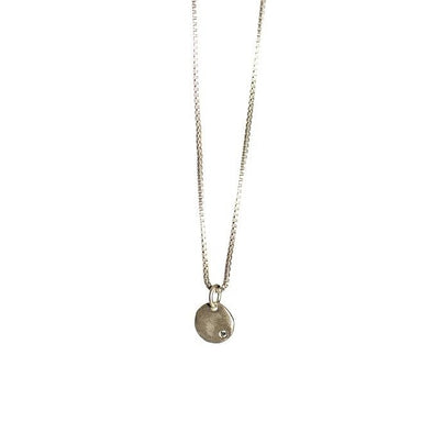 Necklace: Small Round with Diamond