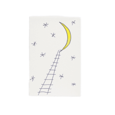 Card: Moon and Stars