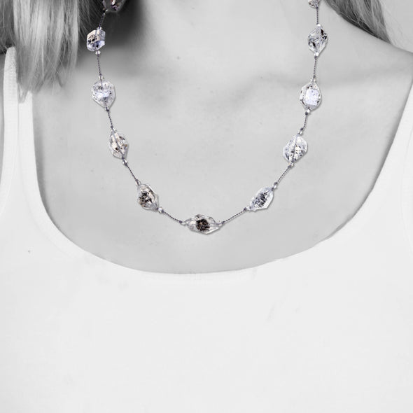 Necklace: Faceted Herkimer Diamond