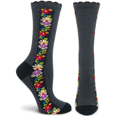 Socks: Nordic Stripe Charcoal