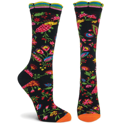 Socks: Fantasy de Jouy Black