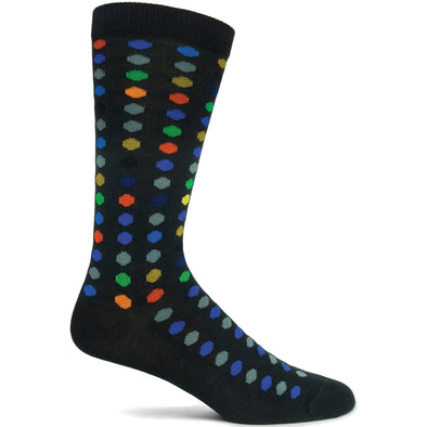 Socks: Dots to Dots Charcoal