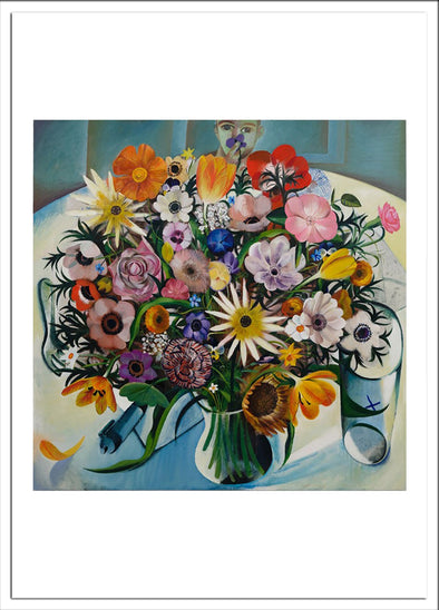 Postcard: Louis Fratino, Large Flowers