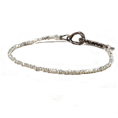 Bracelet: Silver Pyrite Strand