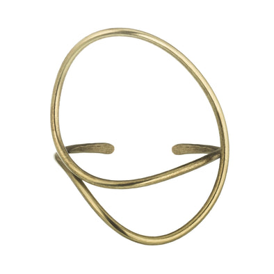 Cuff: Gold Scribble