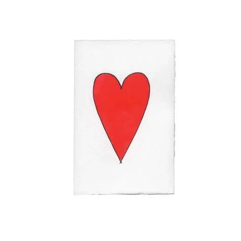 Card: Heart Red