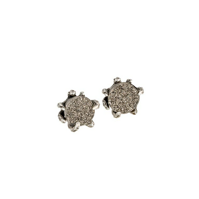 Studs: Claw Druzy Agate