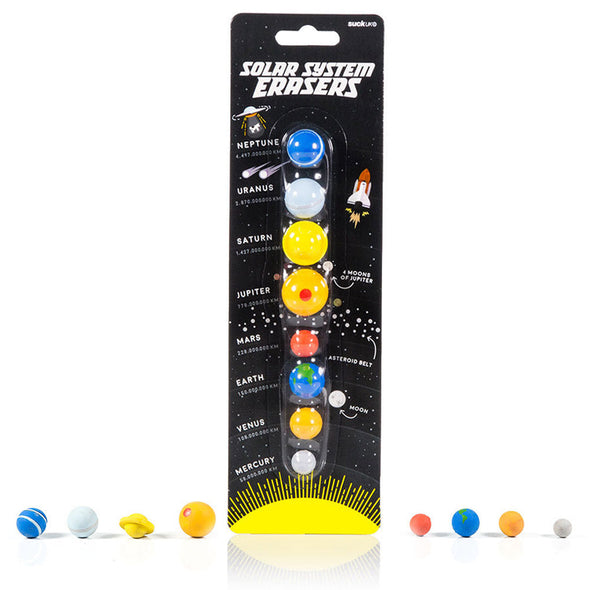 Solar System Eraser Set