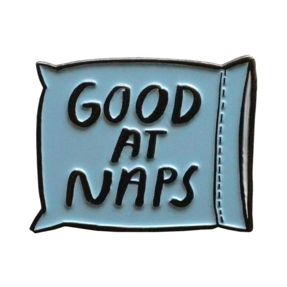 Enamel Pin: Good at Naps