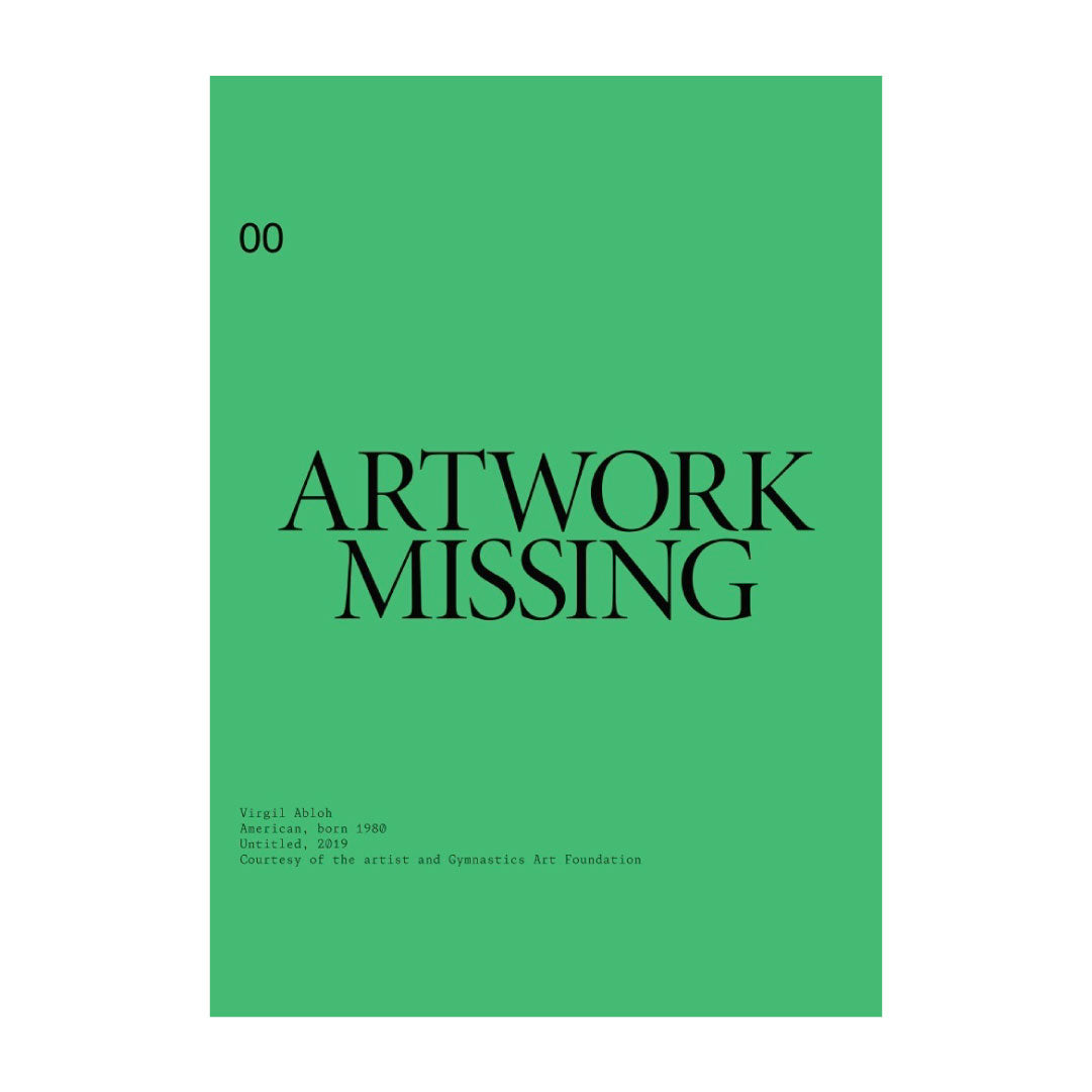 Virgil Abloh Postcard: Artwork Missing – ICA Retail Store