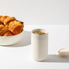 Large Portable Ceramic Mug: Cream