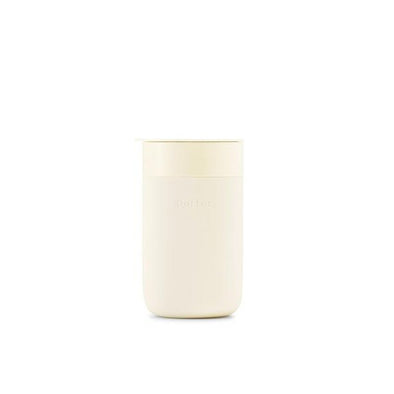 Large Portable Ceramic Mug: Cream