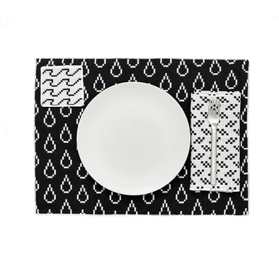 Bitmap Placemats: Black