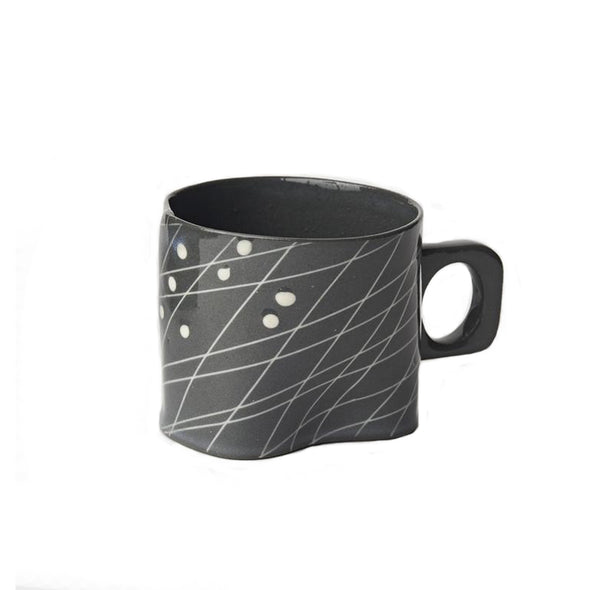 Grid Mug: Black/White Grid