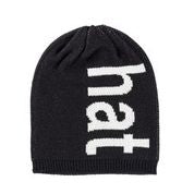 Hat: Typography Black
