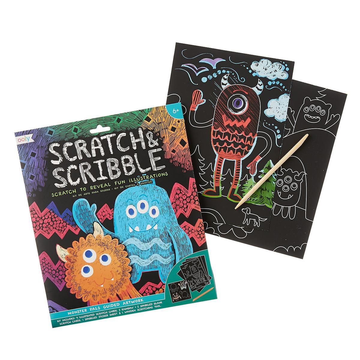 scribble monsters Scratch & Scribble Monster