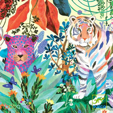 Puzzle: Rainbow Tigers
