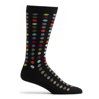 Socks: Dots to Dots Black