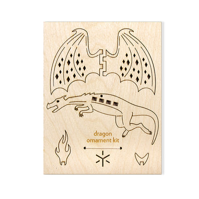 Wood Ornament Kit: Dragon